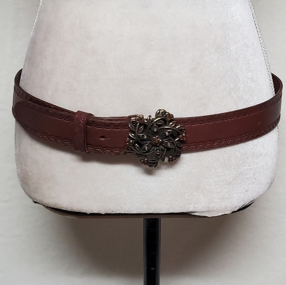 Vintage 90s Robbie Bee Olive Green Puff Sleeve Pleated Button Up Shirt Dress 14 - Picture 13 of 16